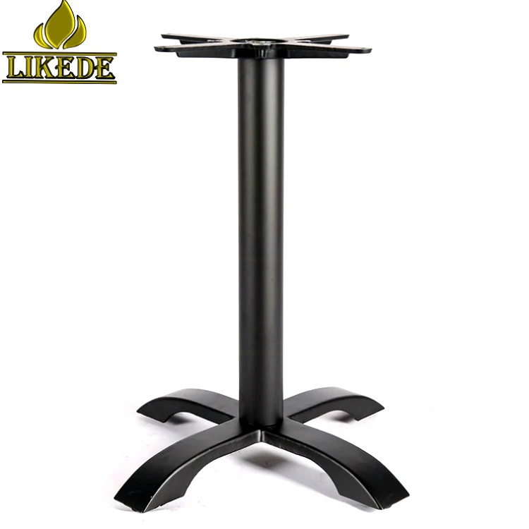 Low price high quality cast iron cross table base metal decorative metal table legs dining table cross leg