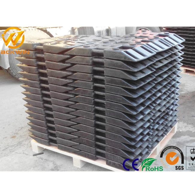 Heavy Duty Black Rubber Sign Pedestal Base with 15kgs