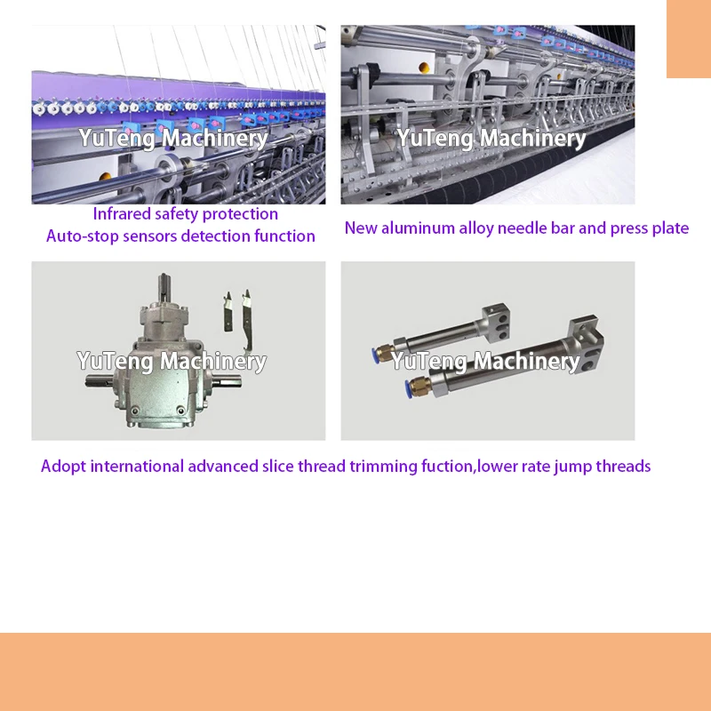 
1200RPM Computerized Blanket Mattress Sleeping bags Quilting Machine for Sale 