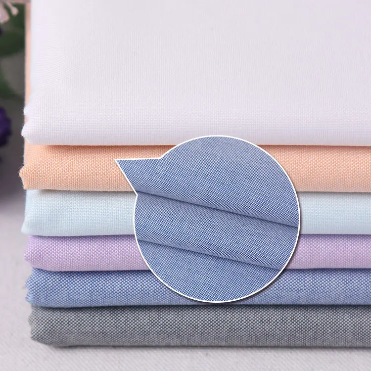 
100% cotton oxford cloth fabric for shirts yarn dyed fabric 
