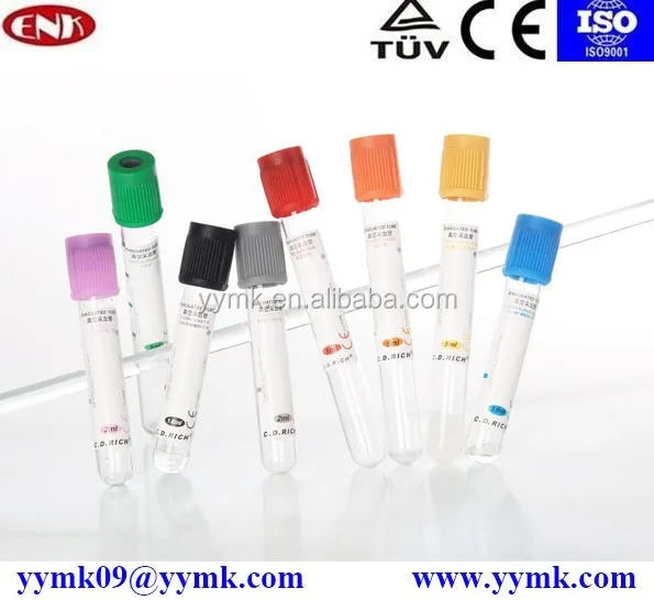 vacuum tube,plastic test tubes,flouride glucose tube