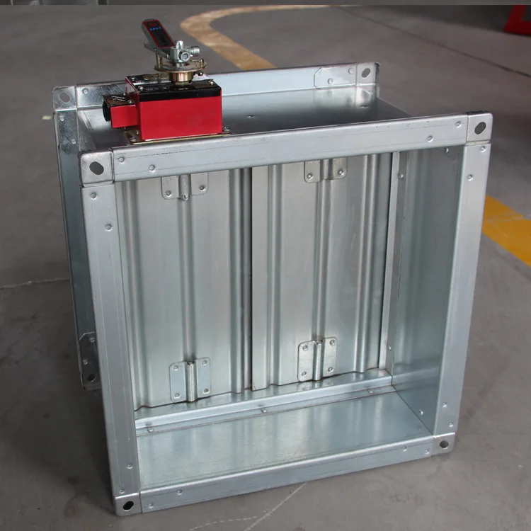 High efficiency automatic fire damper smoke damper