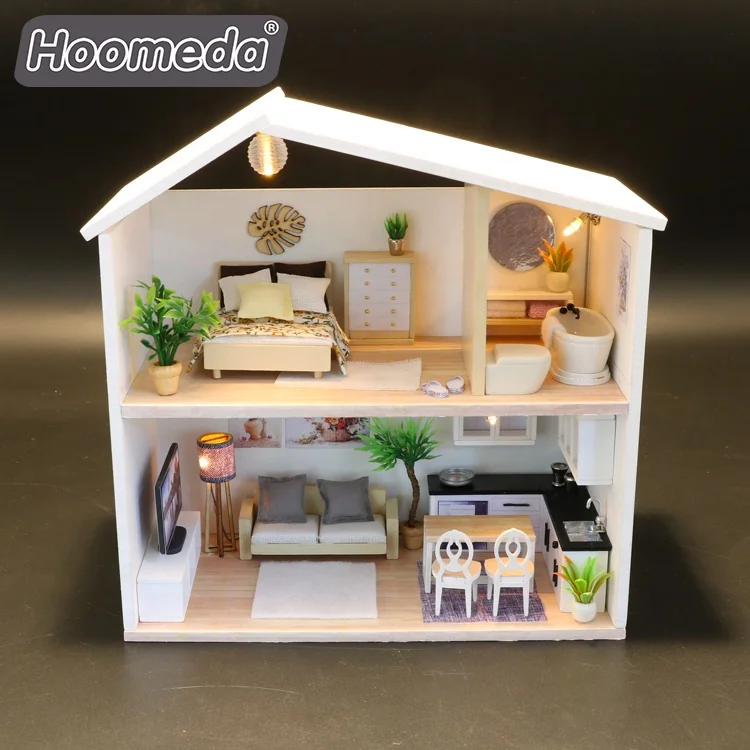 Beautiful DIY Dollhouses Wooden doll house miniature DollHouse