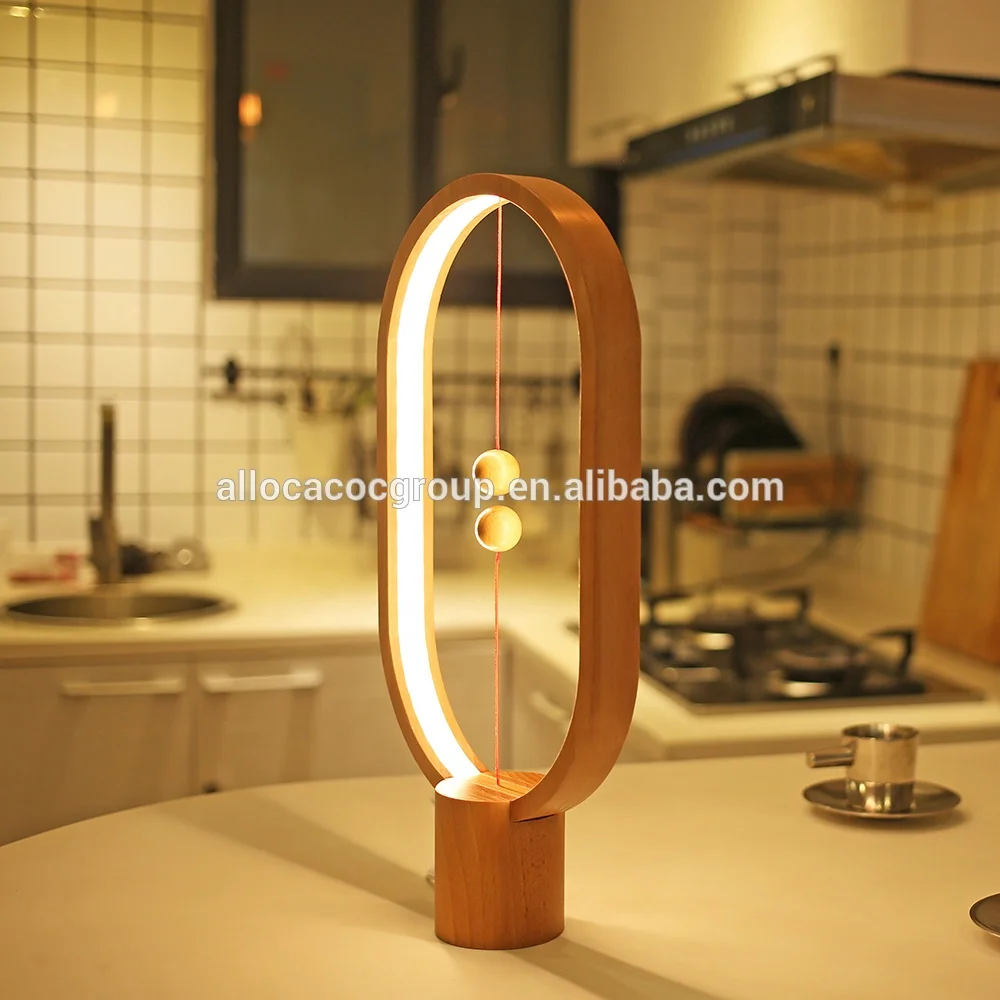 Heng balance lamp magnetic switch led lamp bedroom reading creative night light
