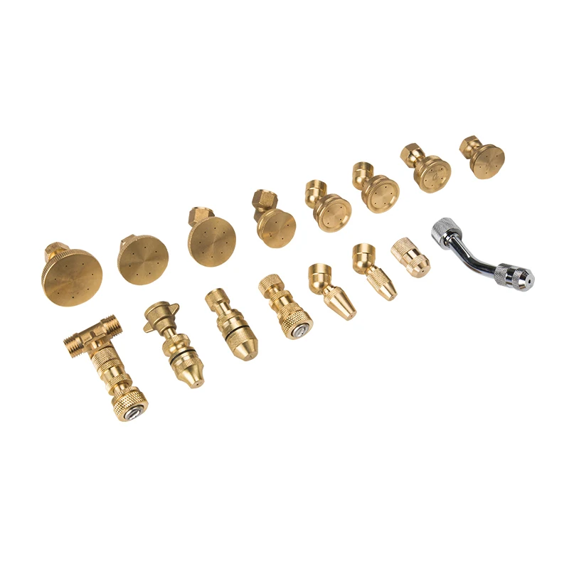 360 Регулируемый латунный распылитель водяного тумана