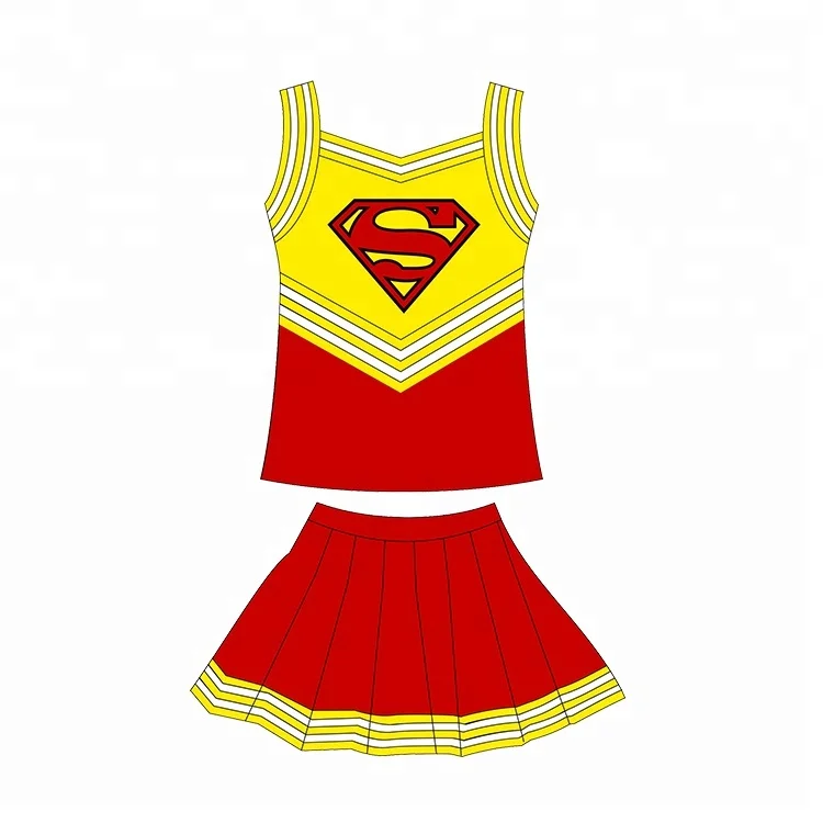 Wholesale Custom Gril Cheer wear Basketball Game Cheerleading Uniforms