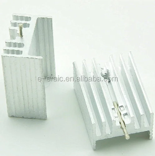 Aluminum pin heatsink 21*15*10MM (with pin) for TO-220 transistors high-quality heat