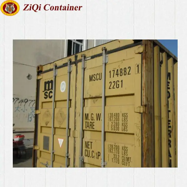 Тип сухого контейнера и длина 20 футов (футов) 20 футов, б/у контейнер для доставки для продажи, б/у
