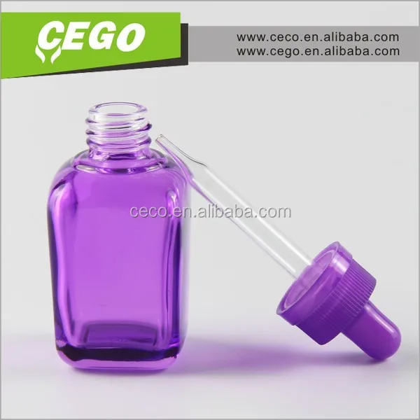 rectangular/square glass bottles Unique dropper bottle pipette,rectangular glass dropper bottle with 15ml 30ml