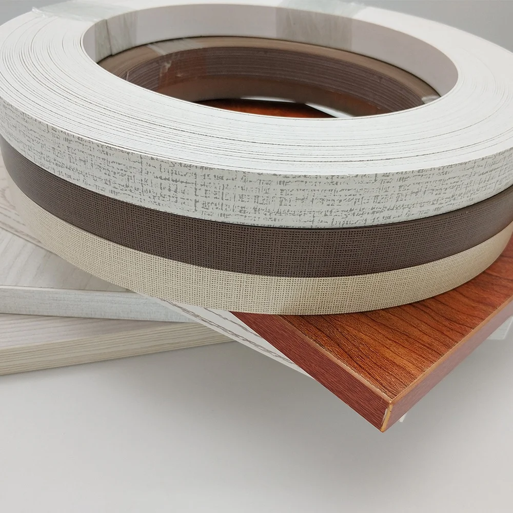 Cheap price pvc edge banding for kitchen cabinet, pvc edge banding for plywood