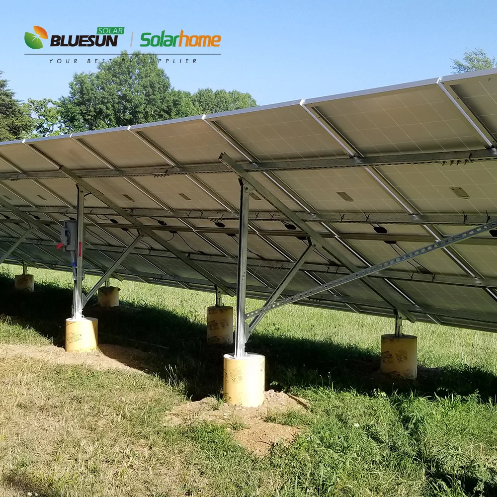 BlueSun high quality tile roof aluminum alloy pv solar panel mounting bracket for solar system