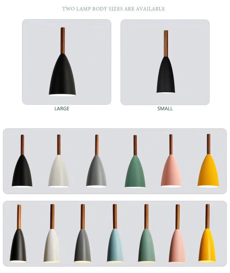 hot sell  macaron iron modern nordic decoration home hotel decorative e27 hanging led light fixtures