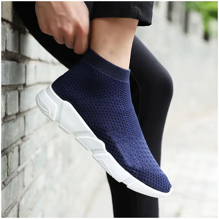 Brand Logo Custom Women and Mens Sapatillas Tenis Turnschuhe Sneakers Sock Running Shoes