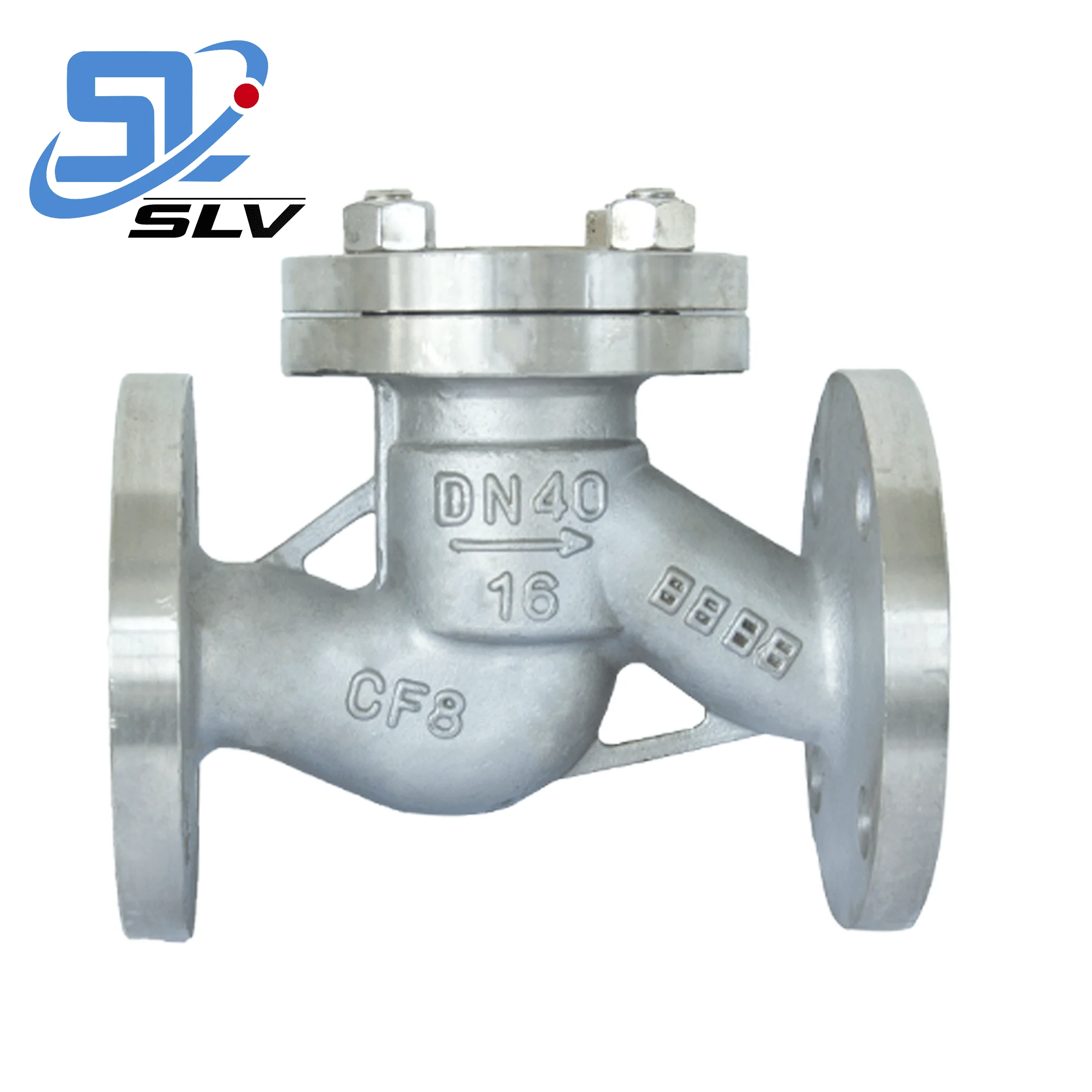 DN20~DN600 High Quality Anti-corrosive SUS304 SS316 SS316L Stainless Steel Vertical Swing Check Valve Standard High Temperature
