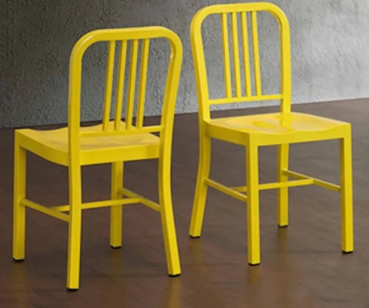 Цветной простой промышленный Железный обеденный стул, дешевый Железный обеденный стул для продажи