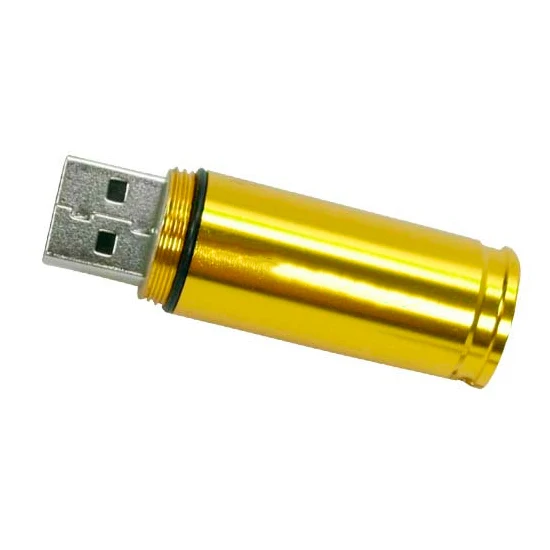 Metal 2GB Custom Bullet Shaped USB Flash Drive 8GB