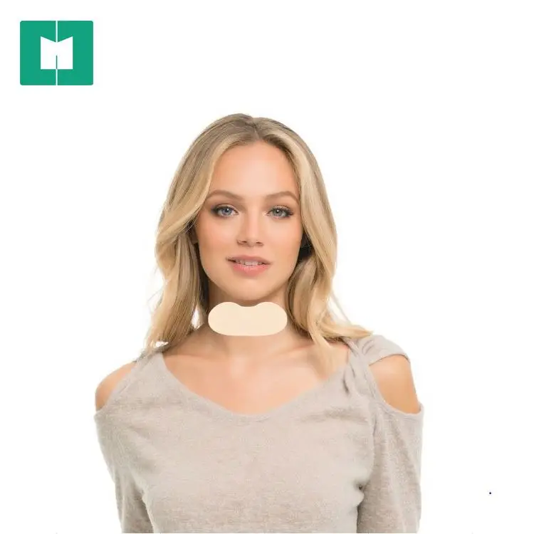 New Design bpa free reusable silicone neck anti wrinkle pad for wrinkle part