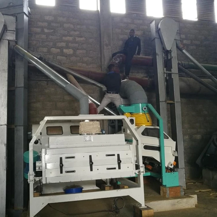 Линия для очистки кофейных какао-бобов по европейскому стандарту