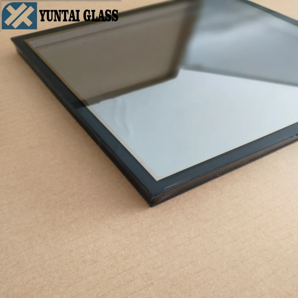 6 + 12A LOW-E черное теплое разделительное изолированное стекло для строительной стены
