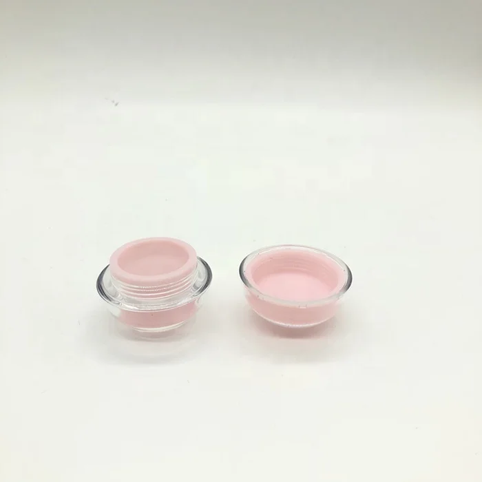 Mini 5g ball shaped cream / small plastic boxes / empty cosmetic cream container