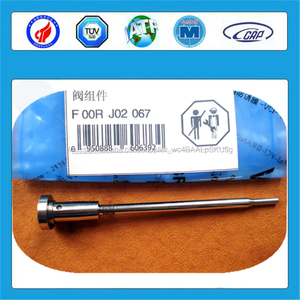 Форсунок Common Rail F00RJ02067 Управления Поршневой Клапан F00RJ02067 С Самым Лучшим Ценой
