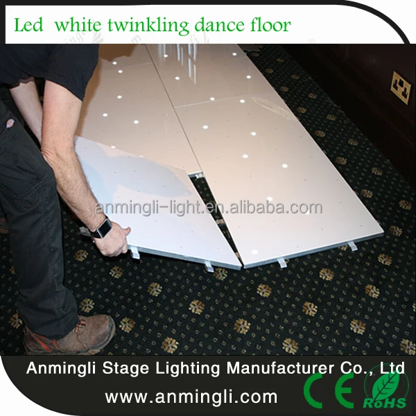 16ft x 16ft white led dancefloor