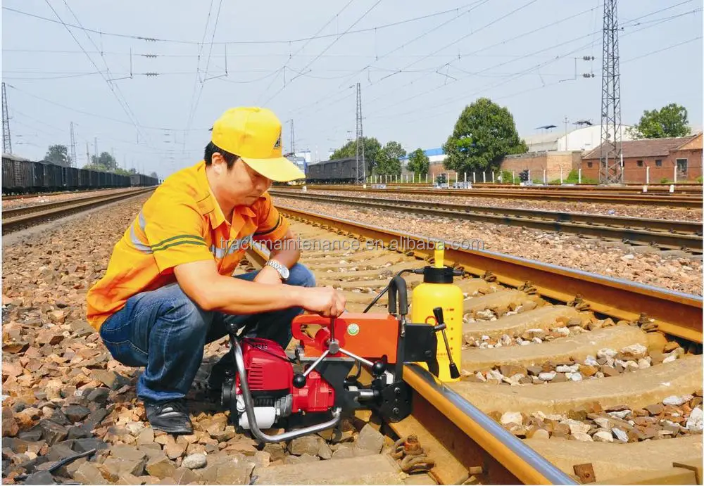 New Style Gasoline Engine Driving Ultra Light Steel Rail Drilling