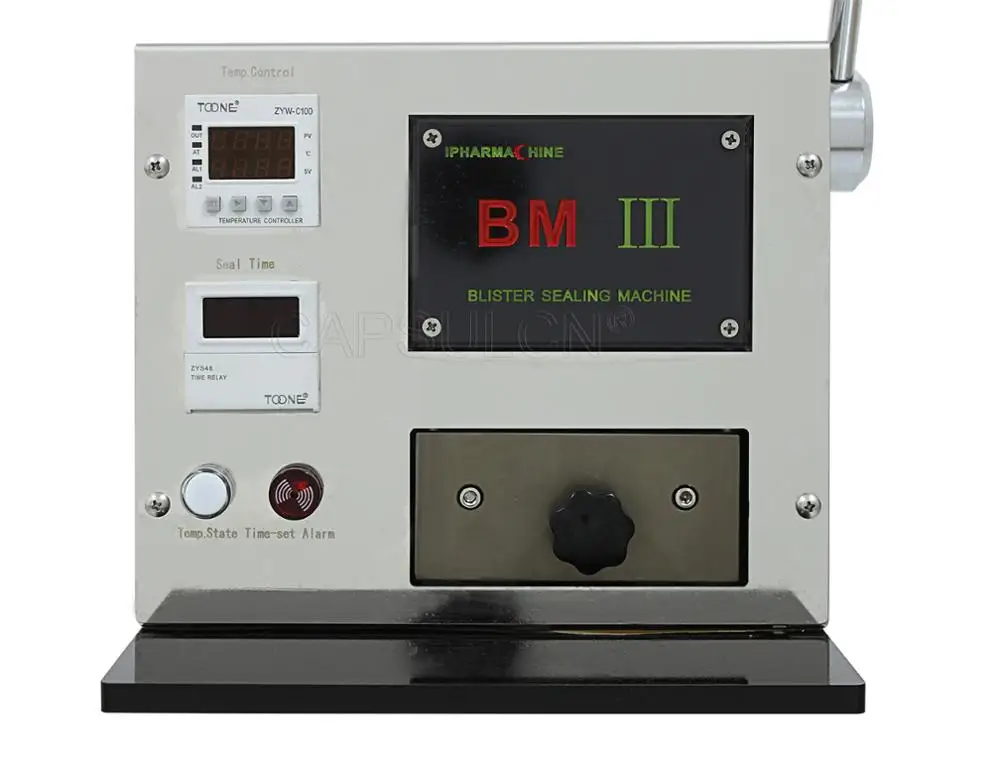 
BM-III Semiautomatic Capsule Pill Blister Strip Packing Machine 