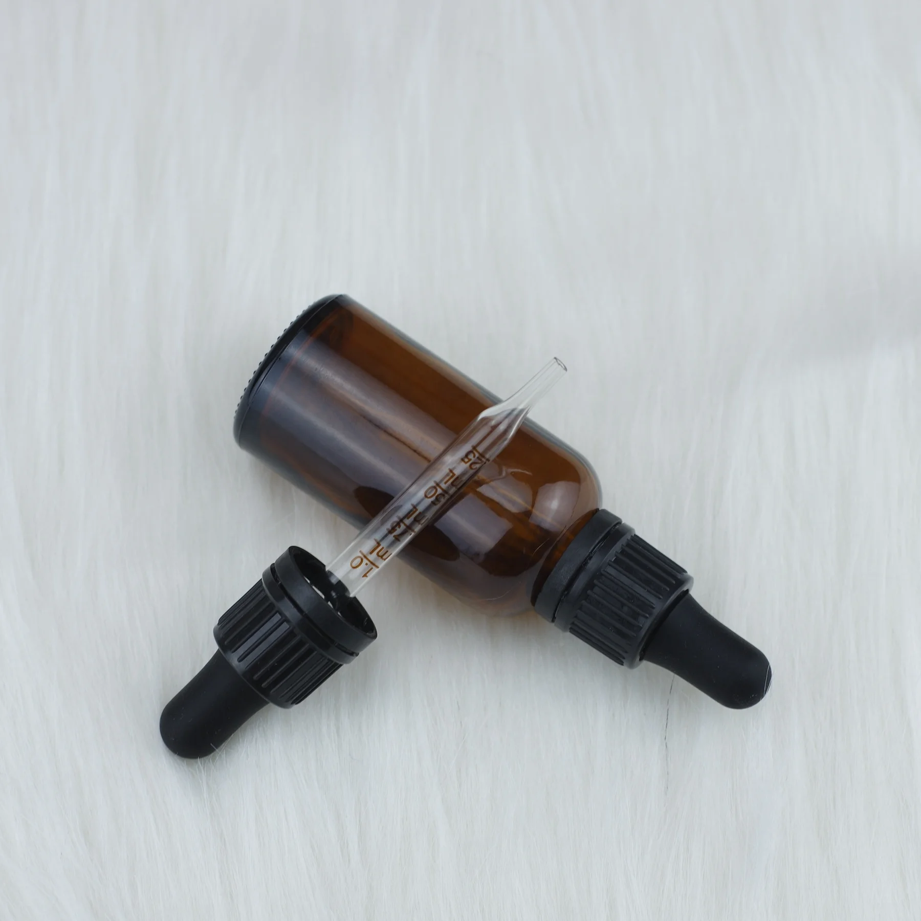 18/415 common shape tamper evident dropper cap  glass pipette for dispensing bottle