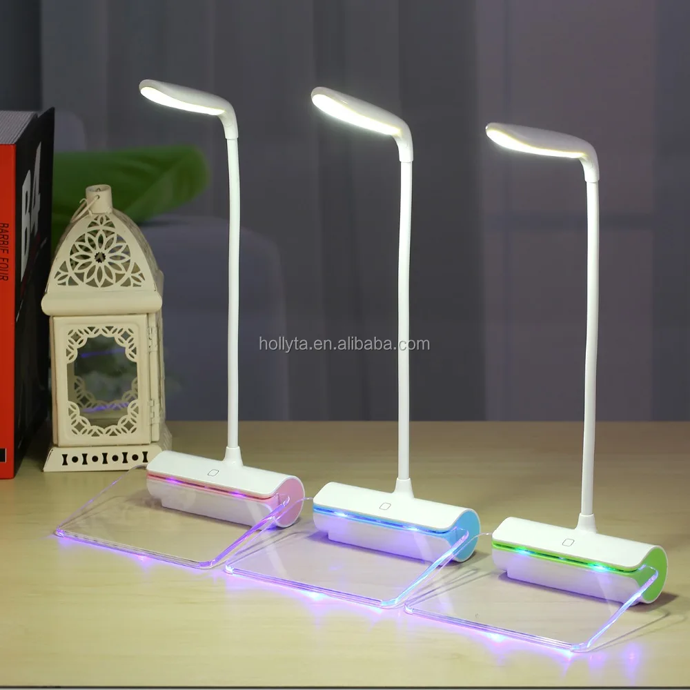 Энергосберегающая Новая уникальная настольная Светодиодная лампа с сенсорным управлением