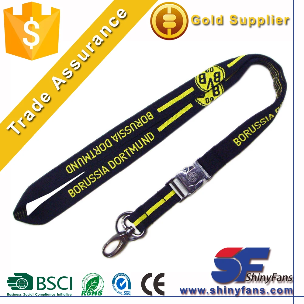 Fashion Customer Design Promotional Woven Lanyard
