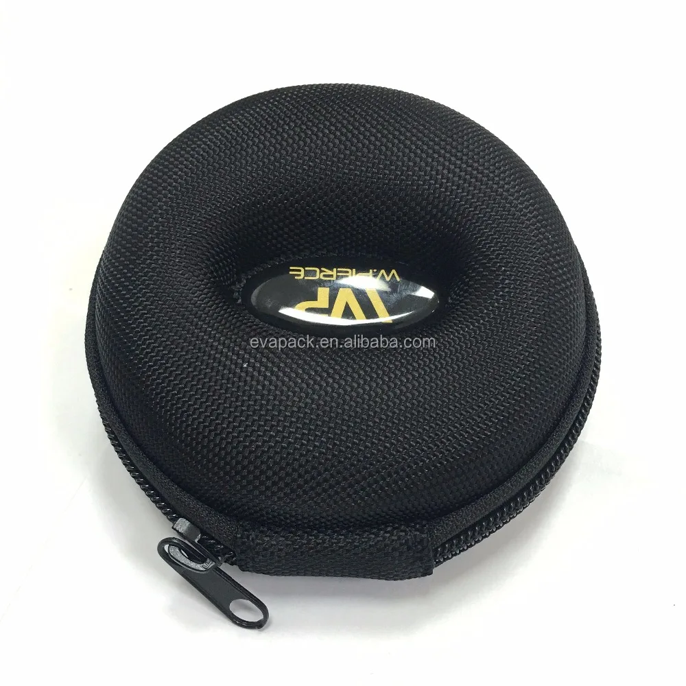 High Quality Round EVA Zipper Watch Box with Custom Logo