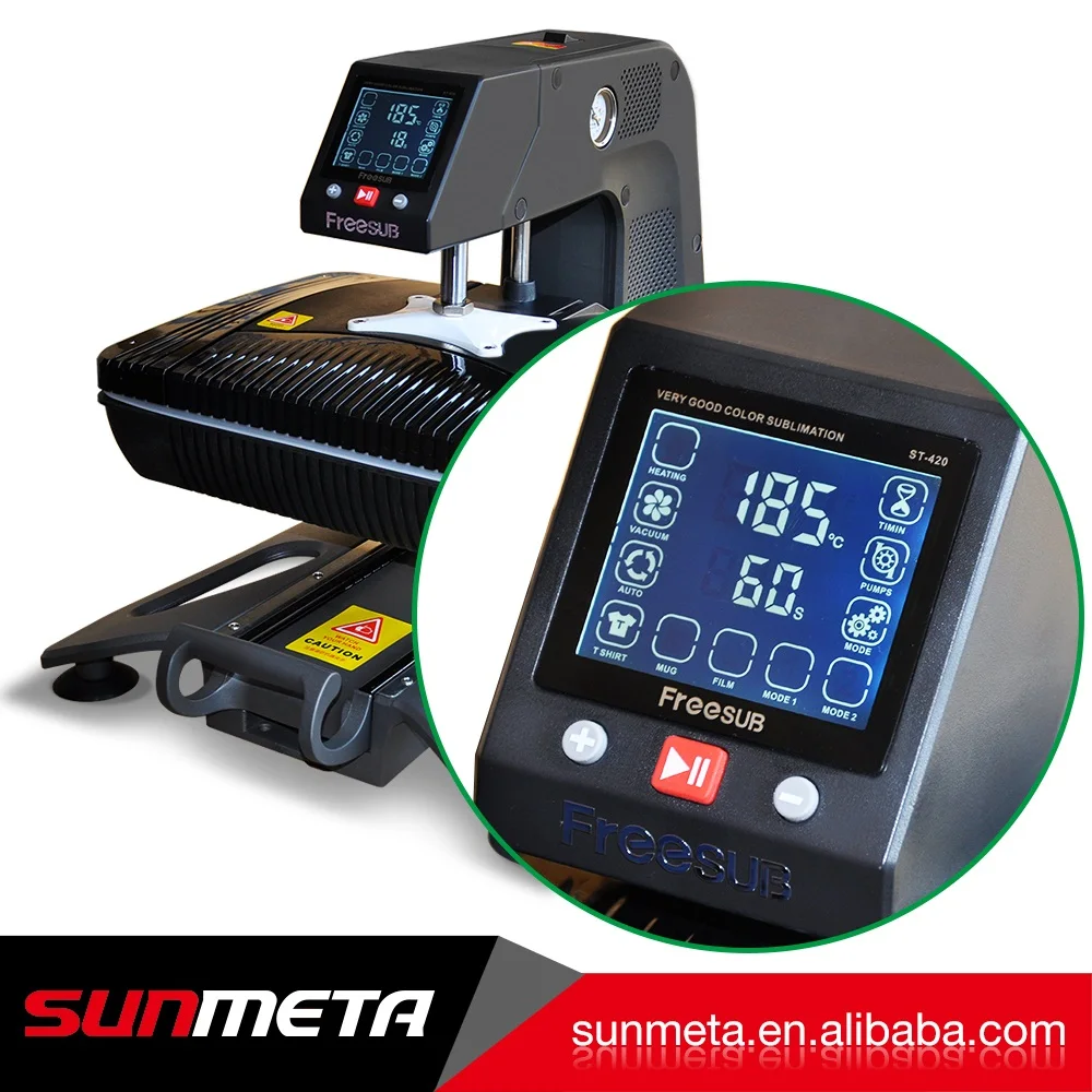 Sunmeta 3D сублимации вакуумная кружка чехол для телефона Футболка жары Передача печатная машина цена ST-420