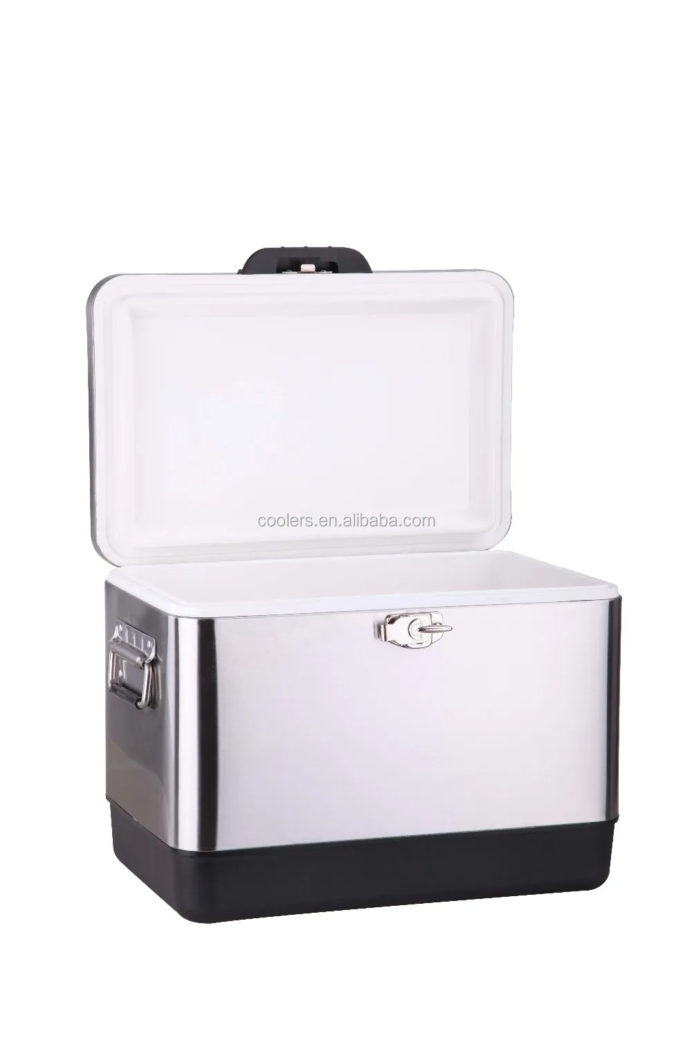 51L portable Stainless Steel Cooler box ice cooler camping cooler