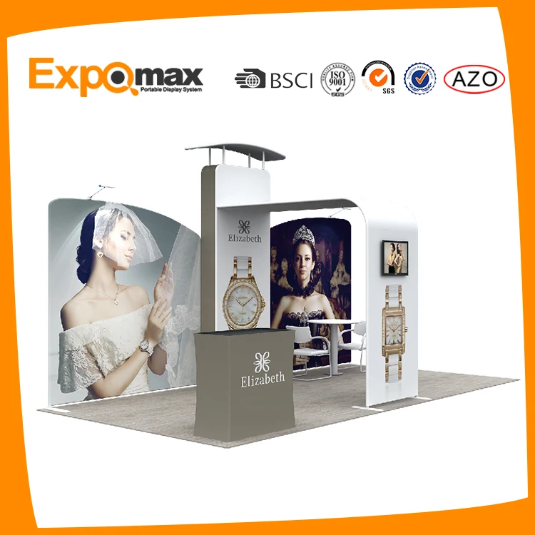 Professional special design 10x20 conference exhibition trade show booth design displays