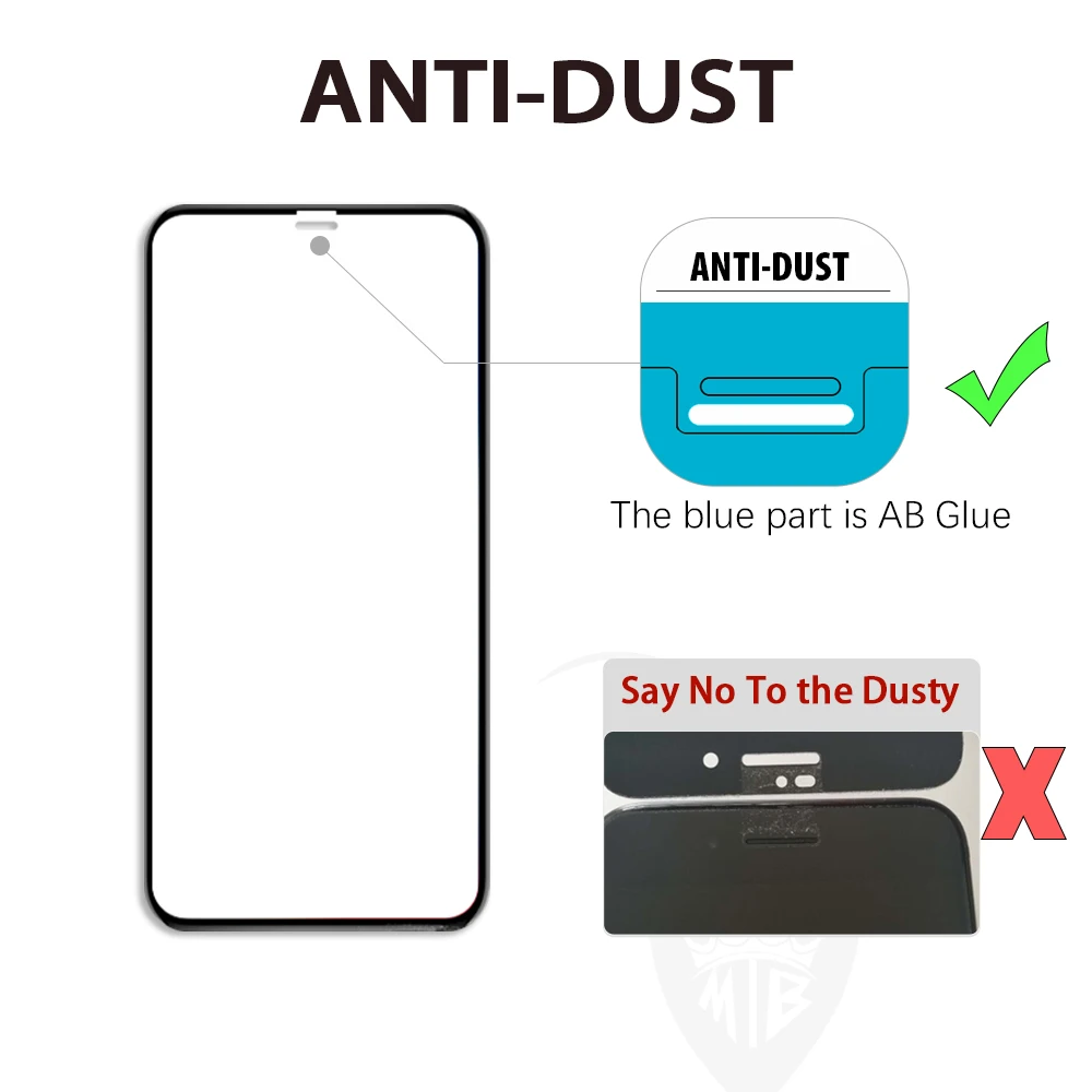 MTB 9h полное клеевое усиленное закаленное стекло Защита экрана для iphone 7/8 plus Полный клей и масляное покрытие
