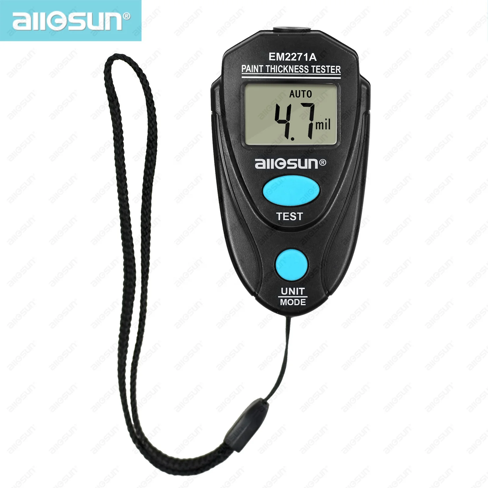 Цифровой толщиномер All-sun EM2271A, измеритель толщины покрытия Fe/NFe 0,00-2,20 мм для автомобиля, руководство на русском языке