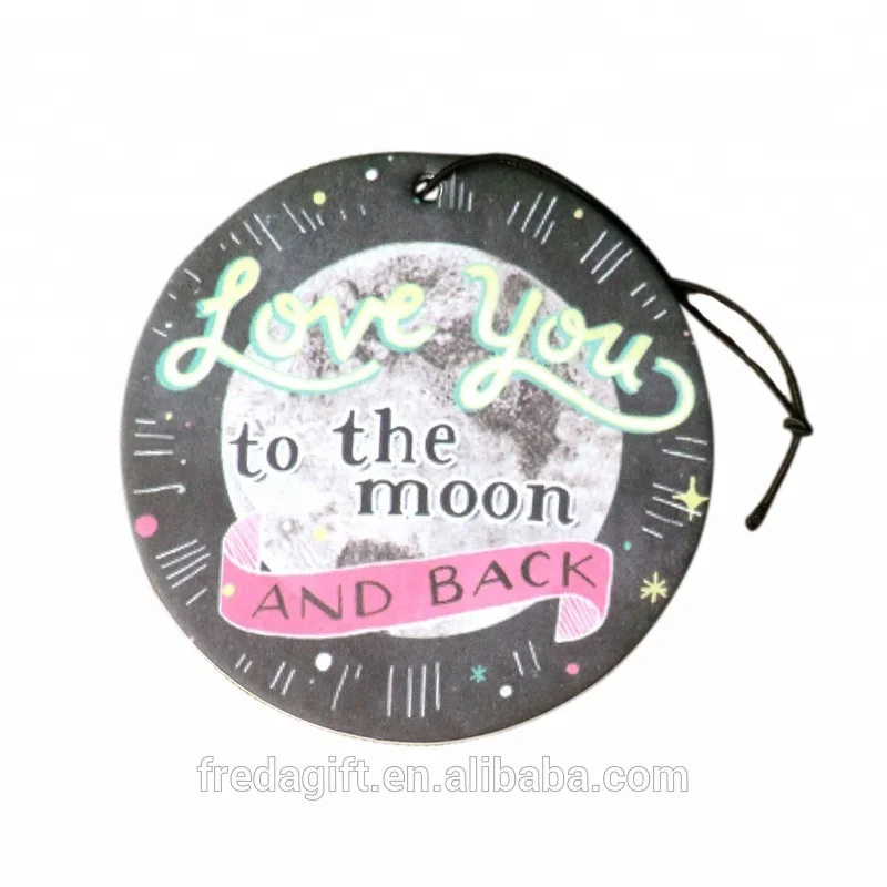 
Fashion design hanging paper cheap car air freshener attractive scented car perfume for luxury cars 