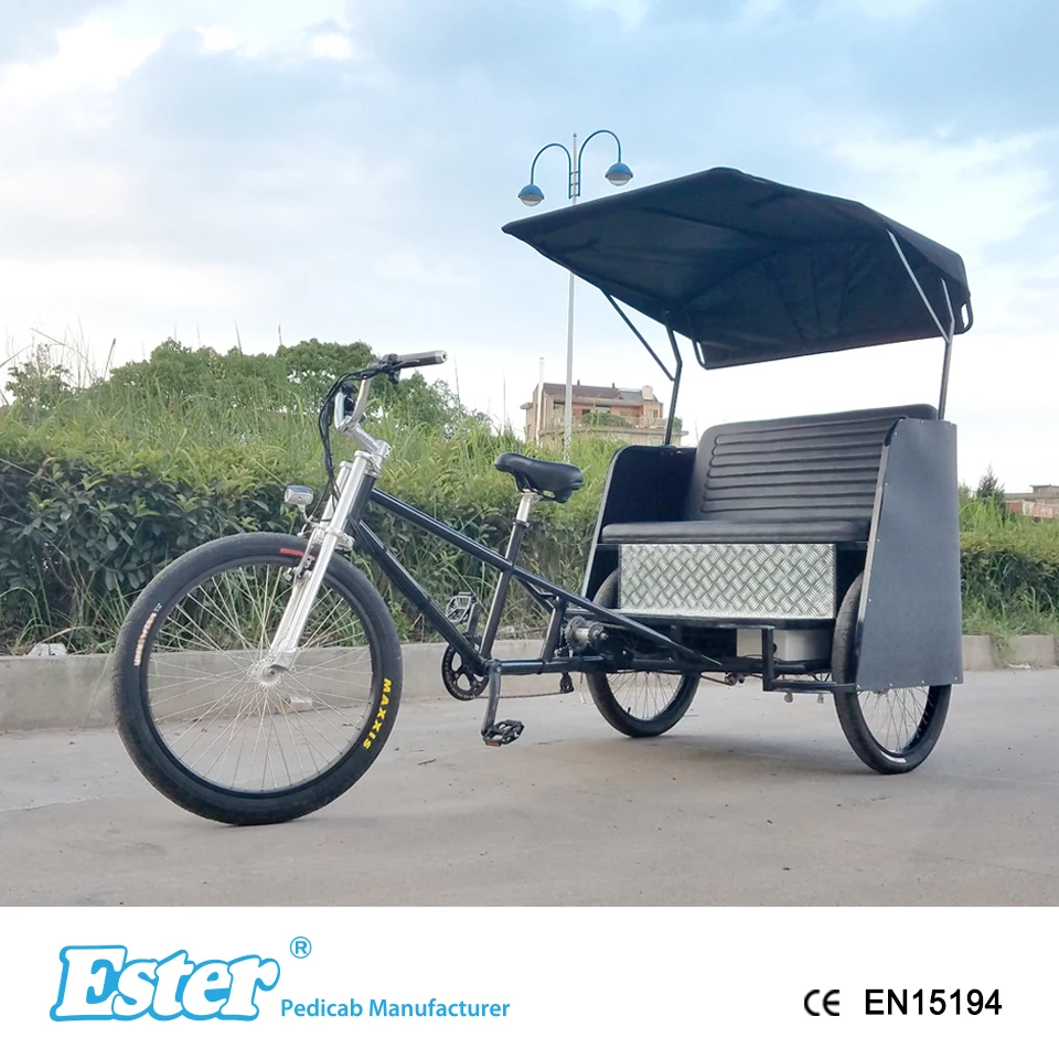 ESTER Classic Electric Passenger Rickshaw 3 Wheel Bicycle,old model front motor
