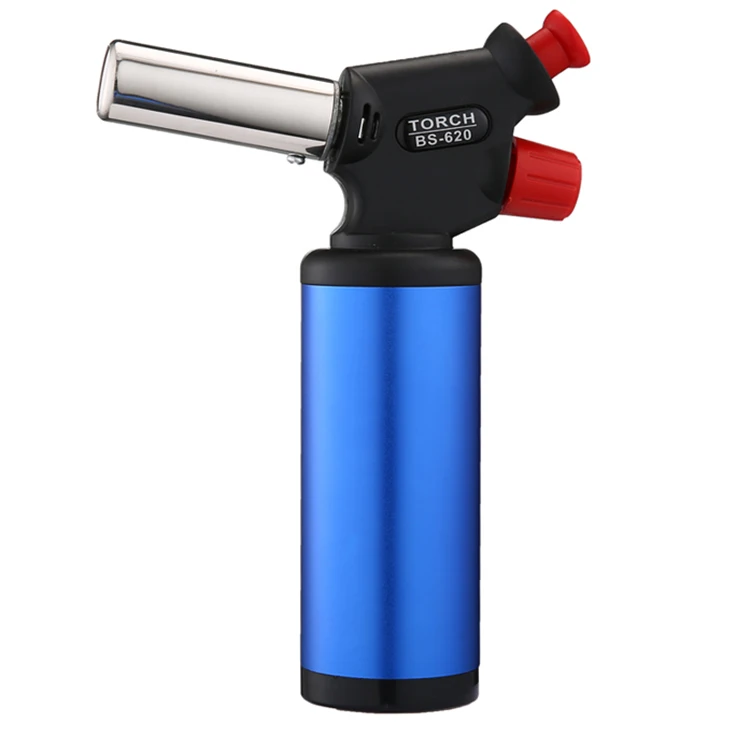 Professional plastic jet flame cooking culinary butane torch BS-620 gas lighter in bbq tools