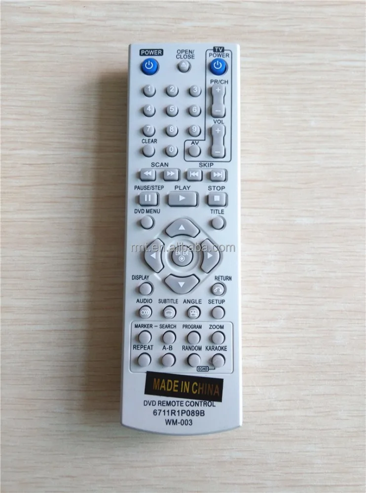 DVD remote control 6711R1P089B  for LG