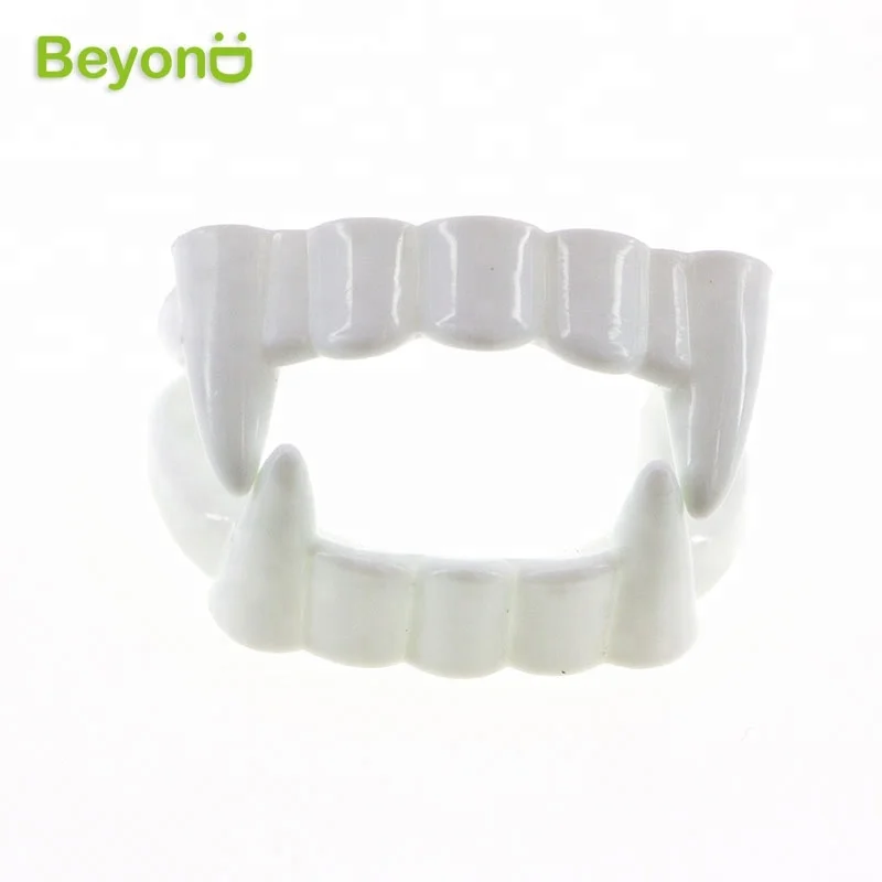 white plastic halloween vampire teeth vampire fangs for kids and adults halloween party favors