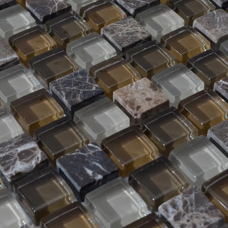 Top quality stone glass mosaic tile