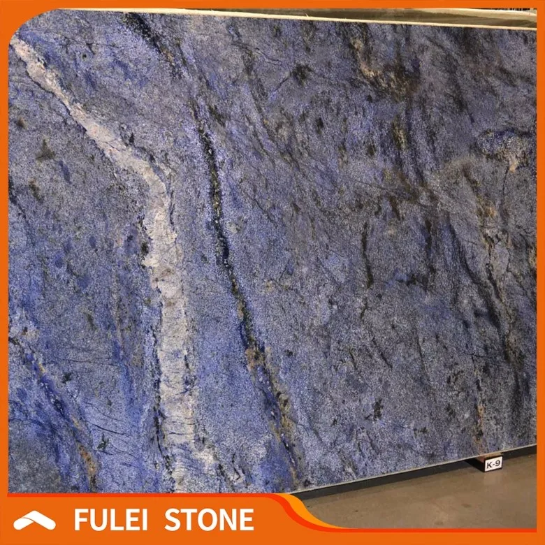 Blue Azul Bahia Granite Bathroom Tub Surround Granite Shower Wall Tile