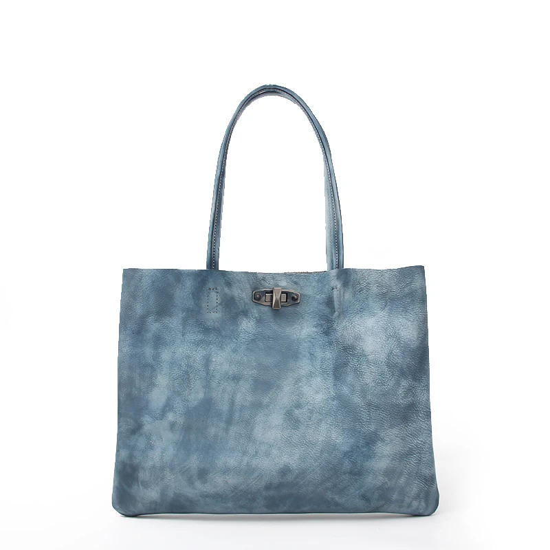 Newest Tote Bag Ladies Girls Genuine Leather Custom Organizer Handbag