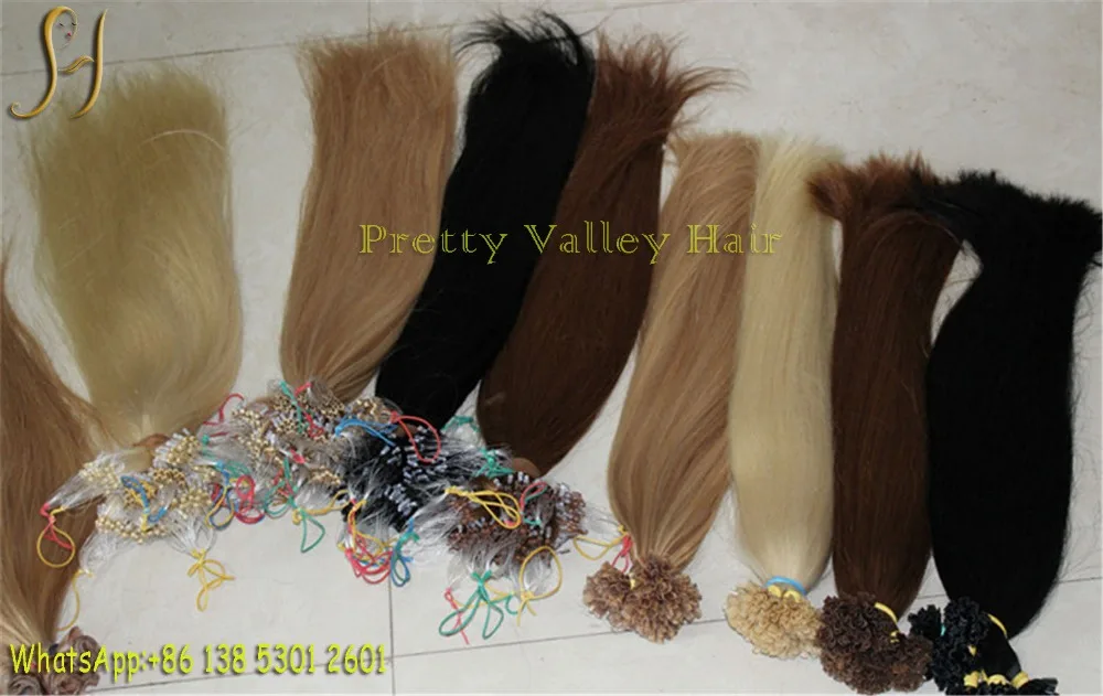 
factory price 100% Natural Remy european hair extension 