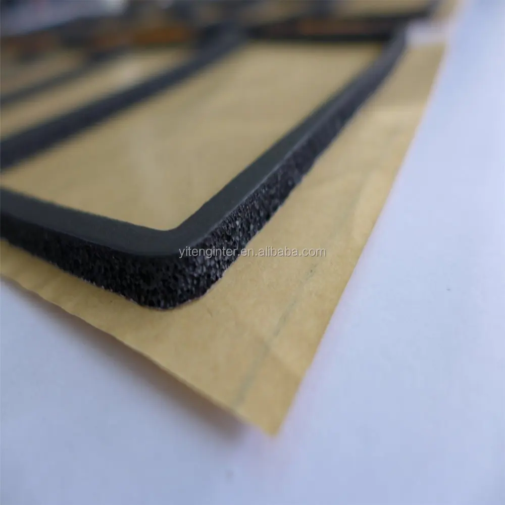 Closed-cell EPDM Foam Sealing Gasket with Adhesive