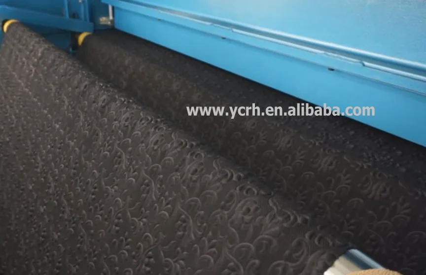 Pneumatic 3D embossing machines for textile