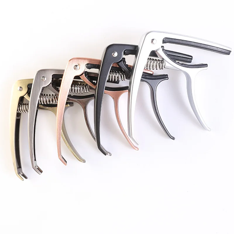 Metal guitar capo