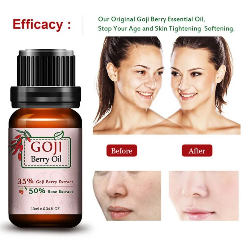
Super Anti Wrinkle Anti Aging Acid Berry Goji Rose Essential Oil Hydrating Wolfberry Oil Anti-Wrinkle Face Care Facial Serum 